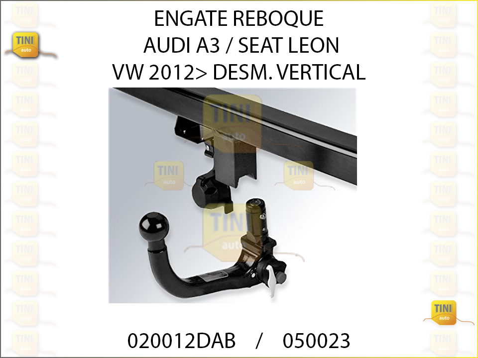 ENGATE AUDI A3 / SEAT LEON / VW  2012> DESM. VERTI