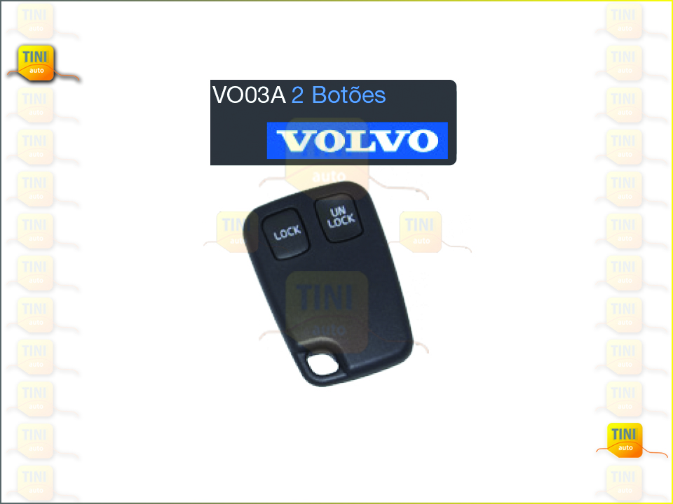 CAPA CHAVE VOLVO 2 BOTOES 